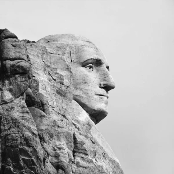 Profil George Washington Carving Mount Rushmore South Dakota — Stockfoto