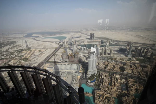 Хмарочос Бурдж Халіфа Hyeste Bygning Verden Дубаї — стокове фото