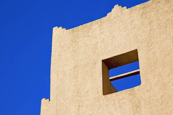 Simbolo Della Storia Africa Marocchina Religione Minareto Cielo Blu — Foto Stock