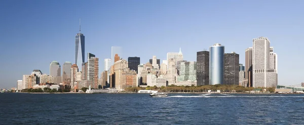 New York City Skyline Eftermiddagen Med Det Finansiella Distriktet — Stockfoto