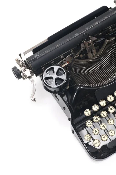 Typewriter White Typing Type Writing Write — Stock Photo, Image