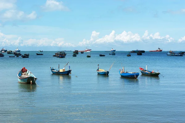 Paysage Avec Bateaux Pêche Vung Tau Vietnam — Photo