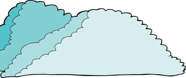 Aislado Dibujos Animados Cumulonimbus Nubes Fondo Con Espacio Copia — Foto de Stock