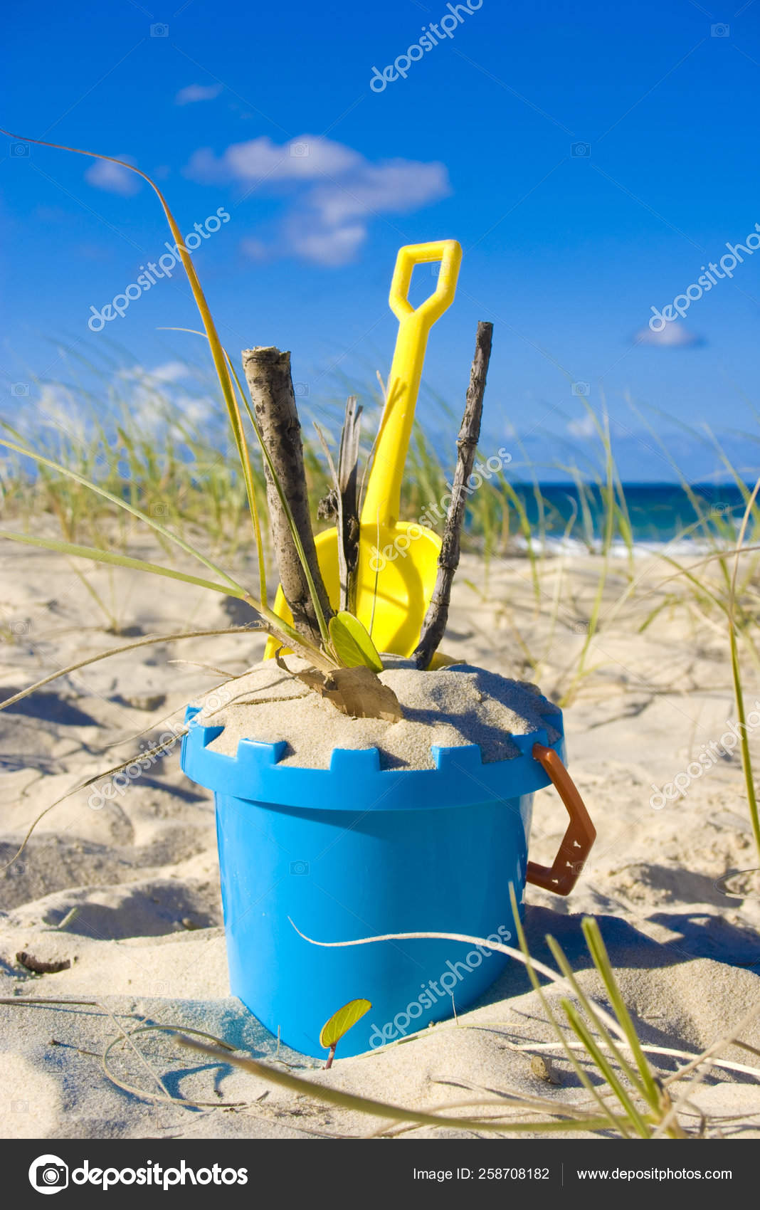 toy bucket and spade