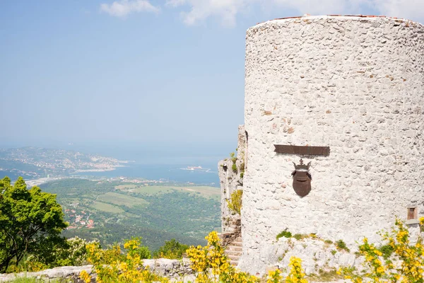 Vista Del Castillo San Servolo Eslovenia — Foto de Stock