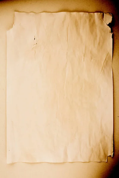 Старый Изношенный Лист Бумаги — стоковое фото