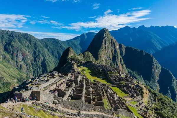 Machu Picchu Ruines Incas Dans Les Andes Péruviennes Cuzco Pérou — Photo