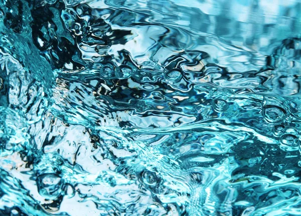 Blauer Wasserhintergrund Abstrakt Aqua Hintergrund Bad Blau — Stockfoto