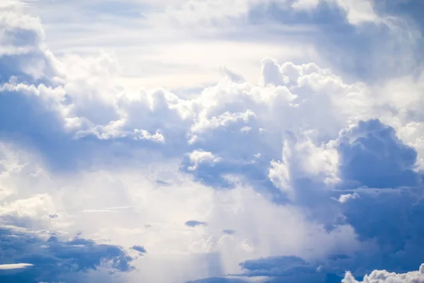 Nube Vista Cielo Desde Avión —  Fotos de Stock