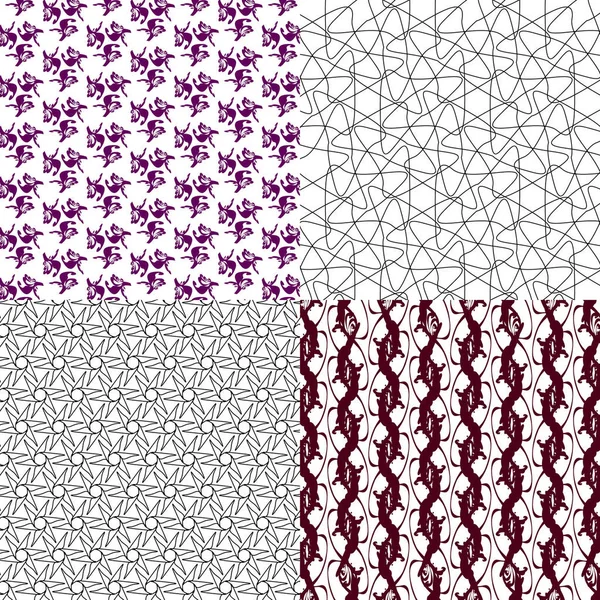 Set Van Geometrische Patroon Art Design Illustratie Art — Stockfoto