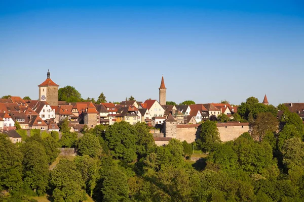 Panorama Rothenburg Der Tauber Baviera —  Fotos de Stock