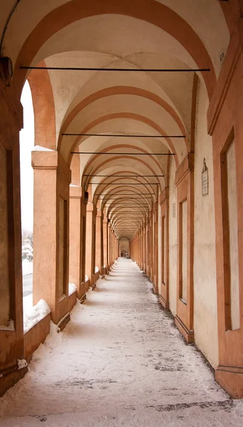 Arcade San Luca Est Long Porche Monde Bologne Italie — Photo