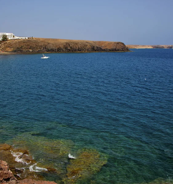 Lancha Costera España Estanque Almizcle Playa Yate Agua Barco Verano — Foto de Stock