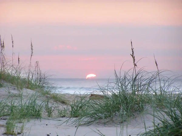 Ein Leichter Sonnenaufgang Der Carolina Küste — Stockfoto