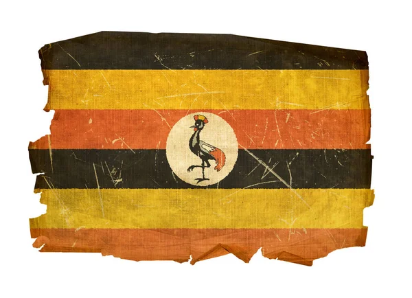 우간다 국기에 — 스톡 사진