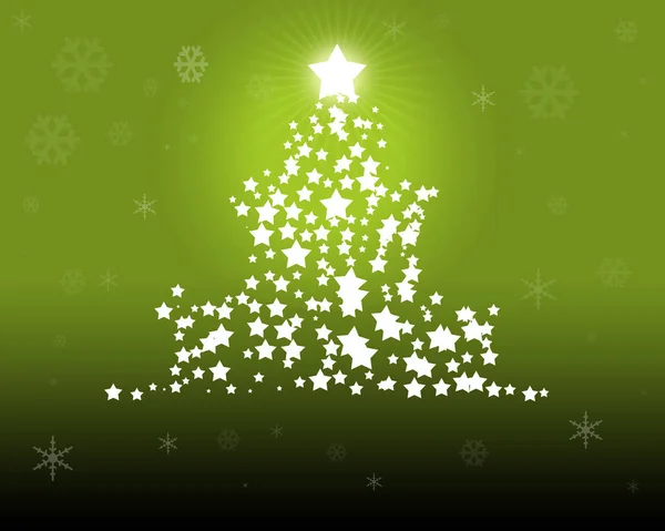 Navidad Verde Ilustración Navidad Como Vector Digital Alta Resolución — Foto de Stock