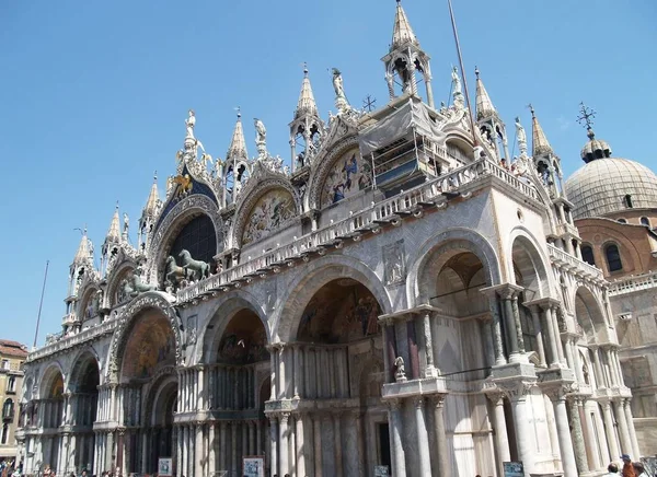 Basilica San Marco Velence Olaszország — Stock Fotó