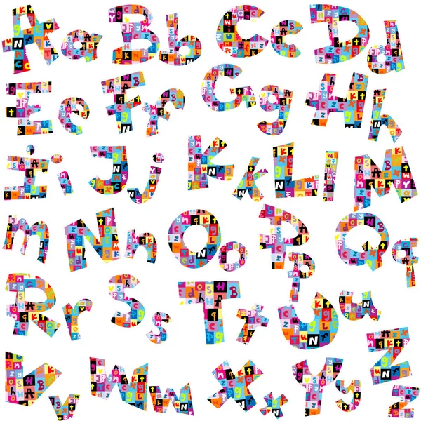 Lettres Alphabet Motif Lettres — Photo