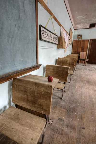 Verlassene Schule Haus Ein Zimmer Canada Saskatchewan — Stockfoto