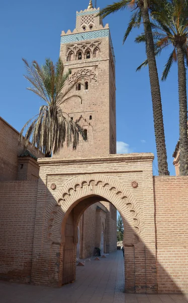 Marrakech Morocco Entrance Muslim Mosque — Stock Photo, Image