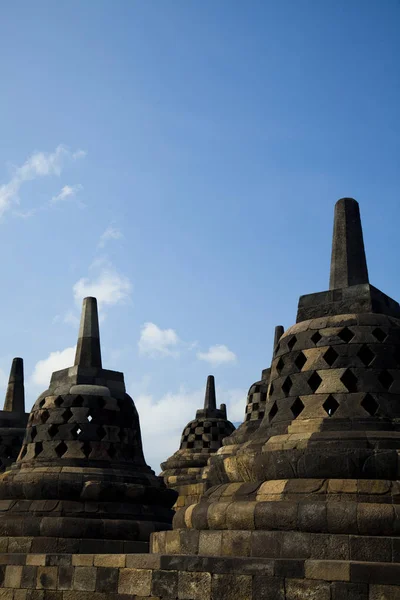 Borobudur Antiguo Templo Budista Indonesia — Foto de Stock