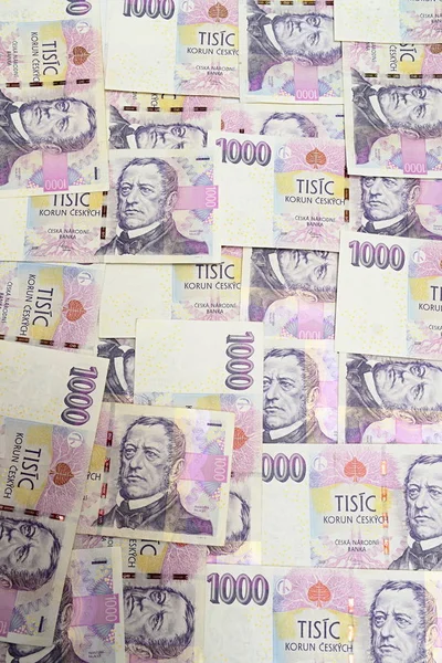 Tsjechische Kroon Ceska Koruna Nationaal Geld Tsjechische Republiek — Stockfoto