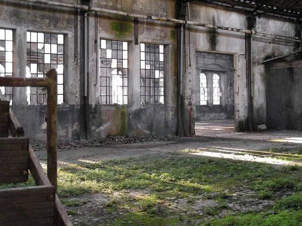 Arquitetura Abandonada Arqueologia Industrial Fábrica — Fotografia de Stock