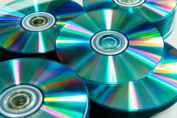 Nahaufnahme Von Und Dvd Hintergrund — Stockfoto