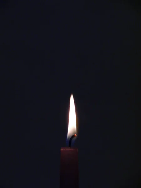 Φως Φλόγα Κεριού Πείραμα — Φωτογραφία Αρχείου