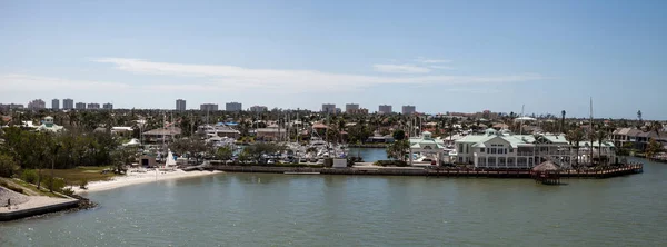 Panoramablick Auf Marco Island Florida Vom Collier Boulevard 951 Mit — Stockfoto