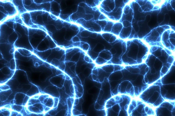 Electric Storm Abstract Background Blue Black — Stock Photo, Image