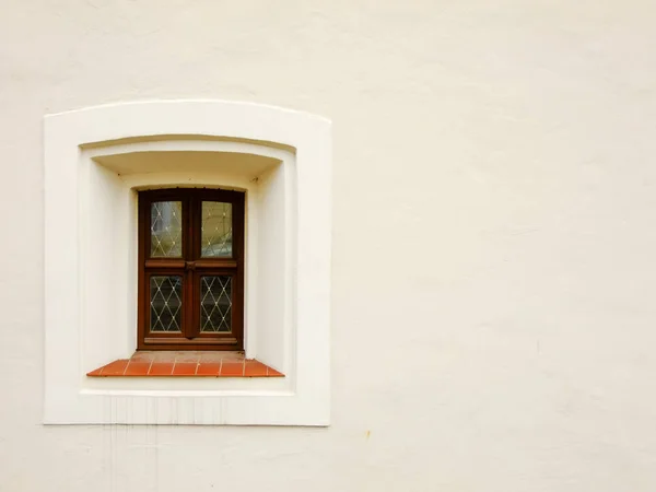 Oude Raam Muur Van Het Oude Gebouw — Stockfoto