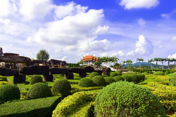 Vista Wat Stonehenge Nel Giardino Nong Nooch — Foto Stock