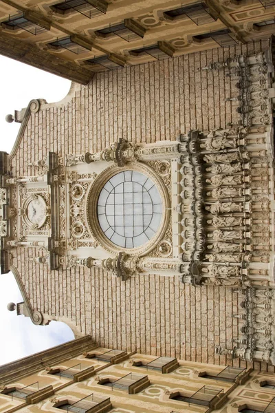 Іспанія Kataloniya Gory Масиву Монастир Монтсеррат Пейзажі Пам Ятки — стокове фото