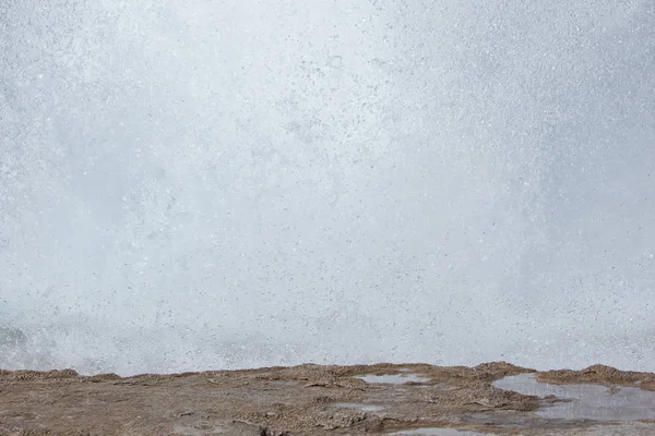 Famoso Strokkur Geyser Sta Eruttare Islanda Primo Piano — Foto Stock