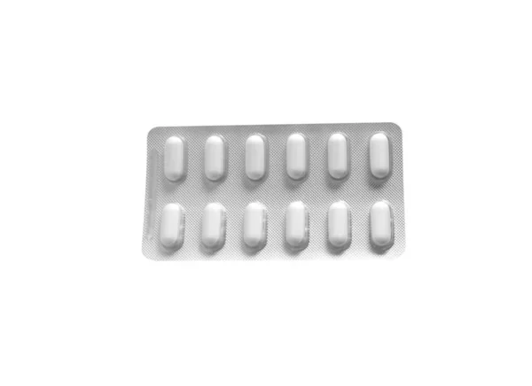 Tabletas Aisladas Sobre Fondo Blanco Para Usted — Foto de Stock