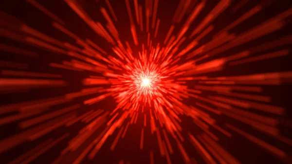 Space Traveling Particle Zoom Background Rendered — Stock Photo, Image