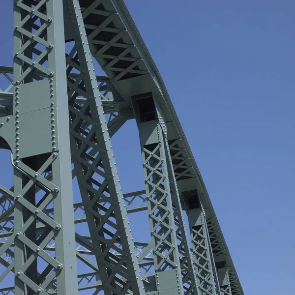 Estructura Puente Cielo Azul — Foto de Stock