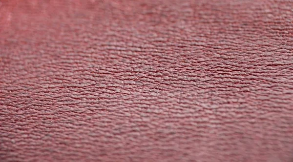 Macro Pattern Expensive Red Leather — Stock Photo, Image