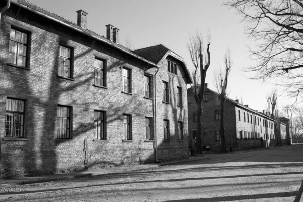 Στρατόπεδο Συγκέντρωσης Του Μπίρκεναου Κοντά Στην Κρακοβία Στην Πολωνία — Φωτογραφία Αρχείου