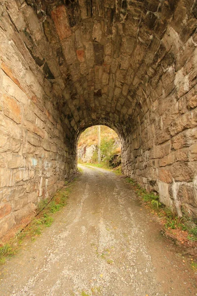 Viejo Túnel Piedra Piedras Grandes —  Fotos de Stock