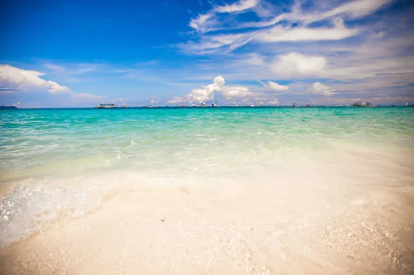 Spiaggia Tropicale Perfetta Con Acqua Turchese Sabbia Bianca — Foto Stock