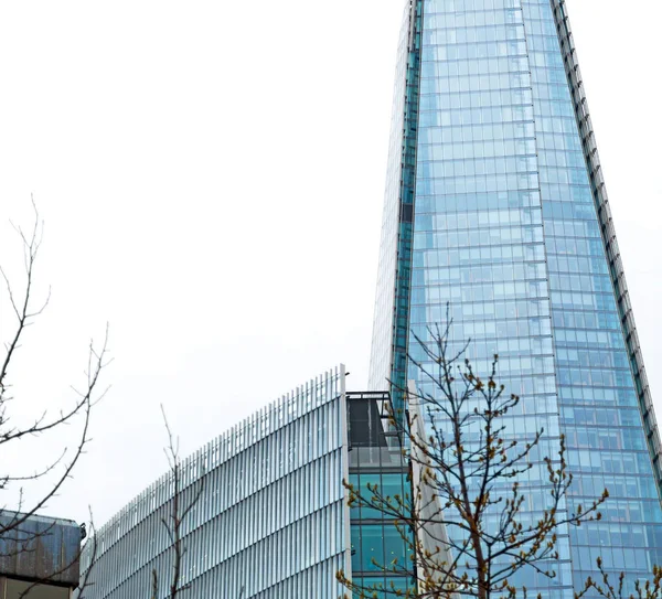 Londra Gökdelen Finans Bölgesine Penceresinde Yeni Bina — Stok fotoğraf