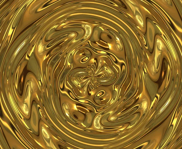 Большое Изображение Жидкого Расплавленного Золота — стоковое фото