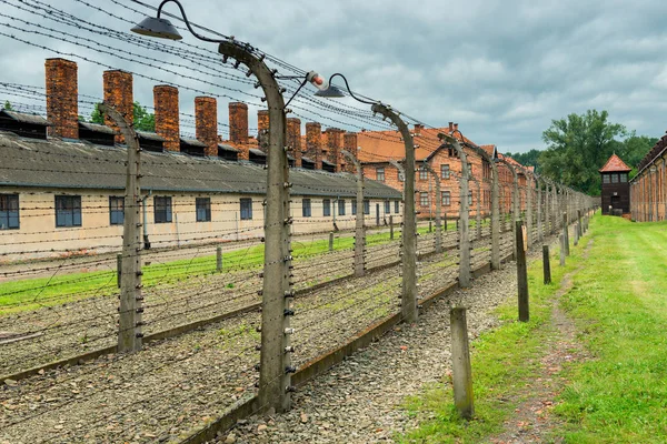 Auschwitz Polonia Agosto 2017 Trágico Lugar Histórico Campo Concentración Auschwitz — Foto de Stock