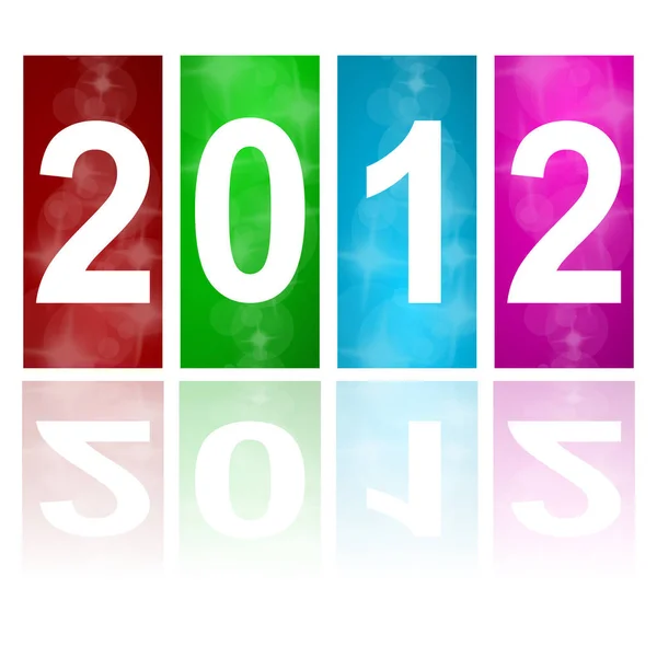 2012 Año Nuevo Fondo Abstracto — Foto de Stock