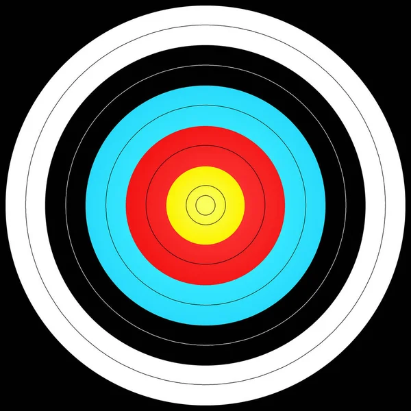Image Model Bullseye — Stock Photo, Image