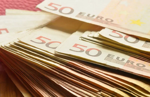 Cinco Mil Dinheiro Notas Euro — Fotografia de Stock