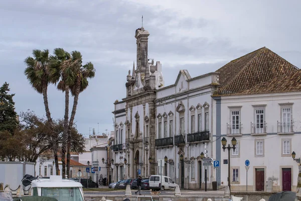 Hoofdingang Naar Het Historische Centrum Van Stad Faro Portugal — Stockfoto