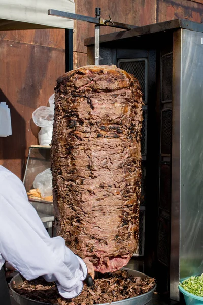 Traditional Turkish Doner Kebab Pole — Stock Photo, Image